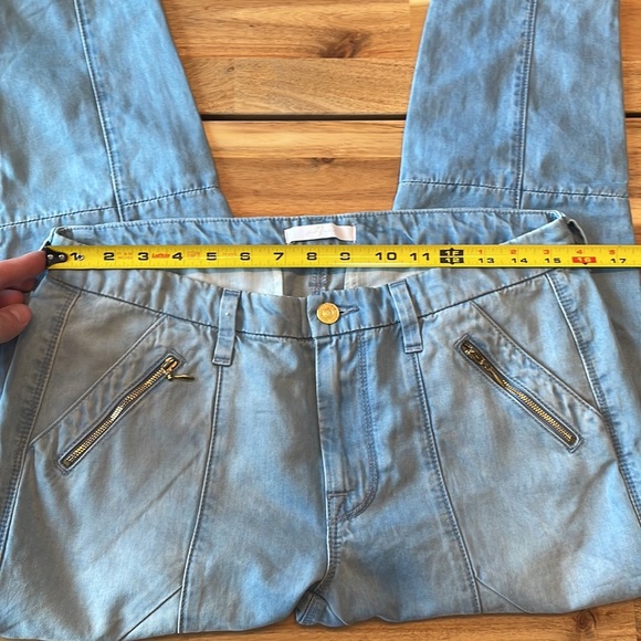 7 For All Mankind Chino Tencel Jeans size 27 - Picture 3 of 9